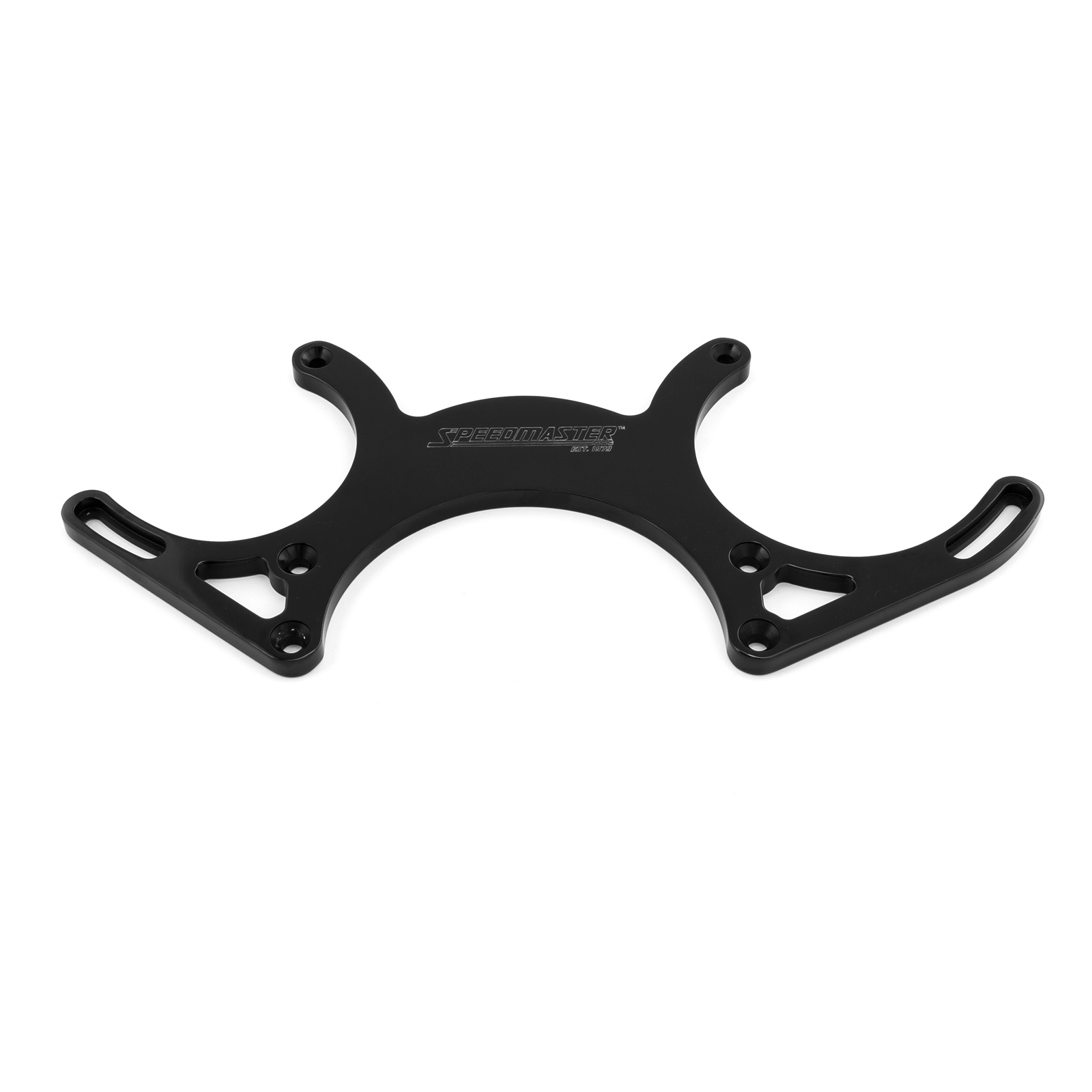 Speedmaster® 1-415-001-02 Chevy SBC 350 Aluminum Complete Serpentine Engine Pulley Kit [Black]