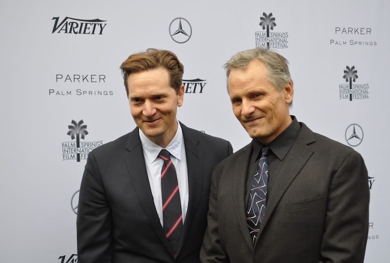 Captain Fantastic director Matt Ross and Viggo Mortensen