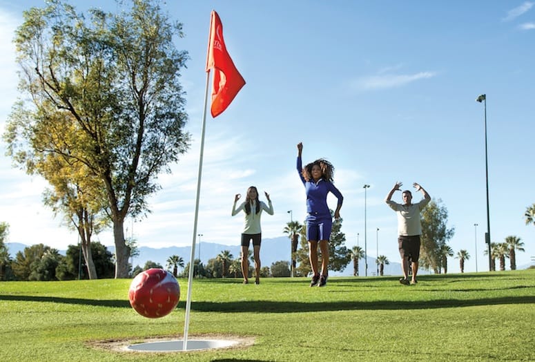 footgolf players score