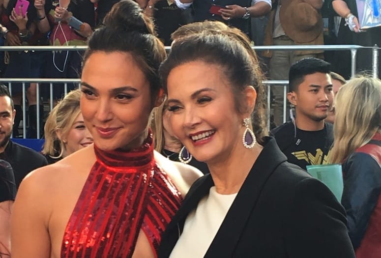 Gal Gadot and Lynda Carter