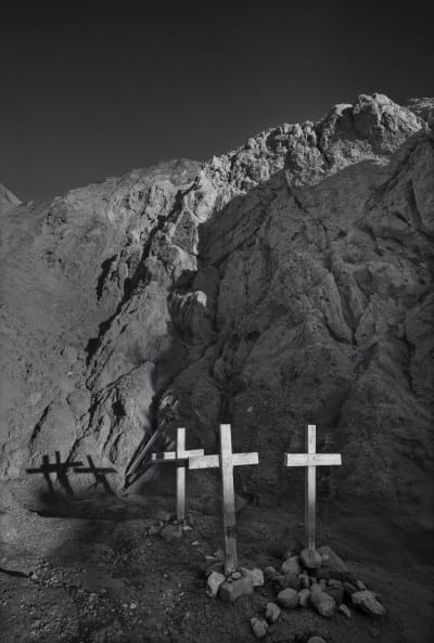 Crosses at Painted Canyon