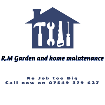 R.M Gardening & Home Maintenance Logo