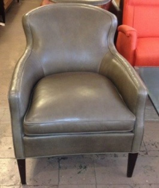 Hickory Leather Chair
