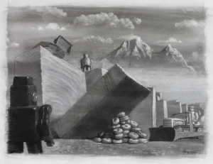Marble Quarry Sketch Concept by Eric Joyner