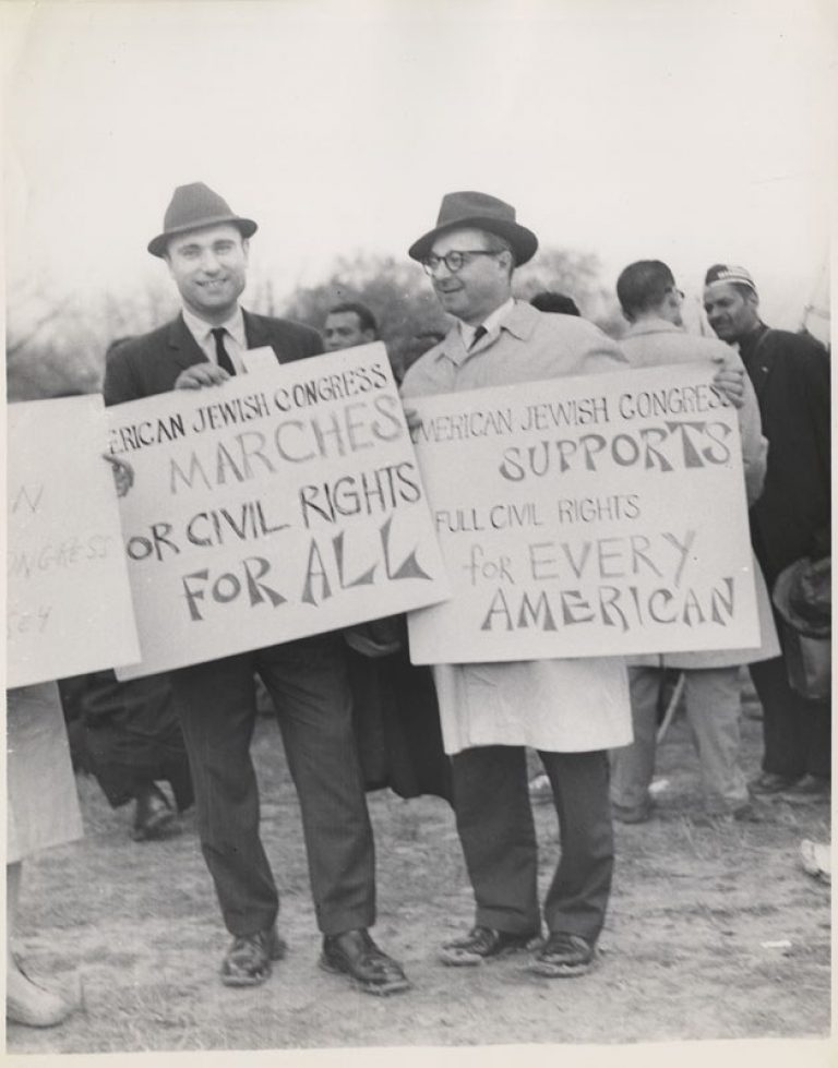 American Jewish Congress solidarity during Montgomery March, 1965