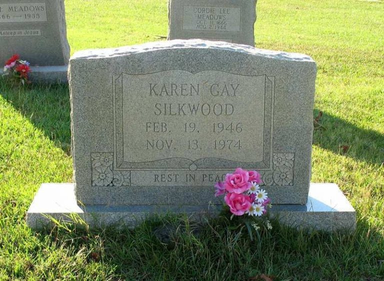 Karen's grave.