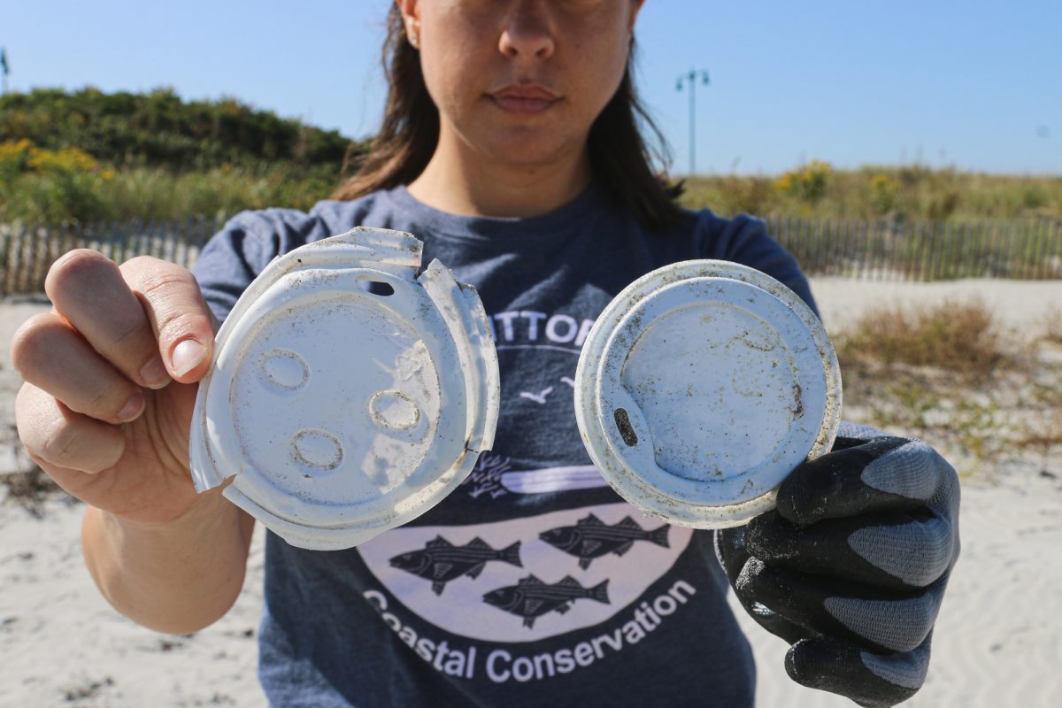 Much of the ocean's plastic comes from harder plastic debris. Photo by Brian Yurasits.