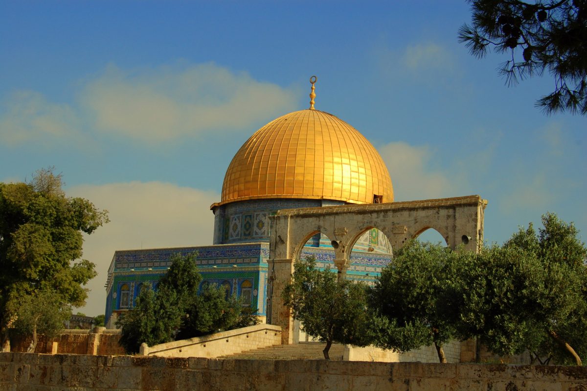 Al'Aqsa Mosque in Jerusalem prior to April 15 fire.