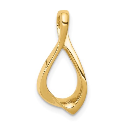14k Polished Chain Slide