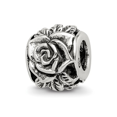 Sterling Silver Reflections Rose Bali Bead