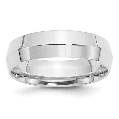 14KW 6mm Knife Edge Comfort Fit Band Size 9.5
