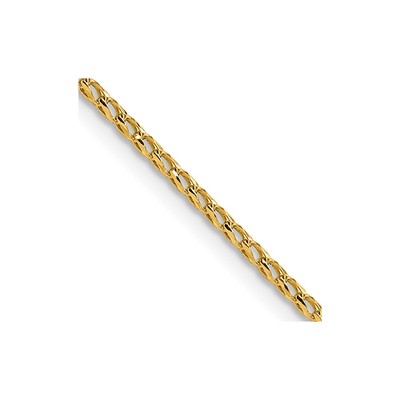 14K 1mm D/C Open Franco Chain