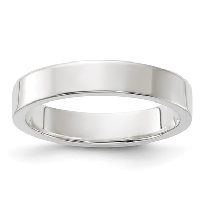 Sterling Silver 4mm Lightweight Flat Size 12 Band