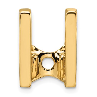 14k Holds 7.5mm Stone Slide Mounting Fits up to 6mm Regular/8mm Fancy or Reversible Omega