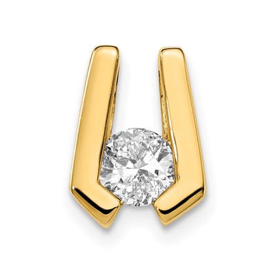 14k Holds 4.5mm Stone Slide Mounting Fits up to 2mm Regular/3mm Fancy or Reversible Omega