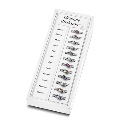 Single Ring Display for Genuine Birthstone Series