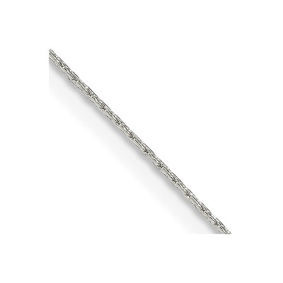Sterling Silver .6mm Oval Box Chain