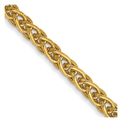 14K 22 inch 2.5mm Spiga with Lobster Clasp Chain