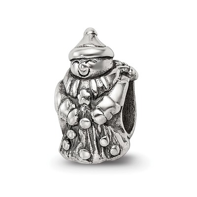 Sterling Silver Reflections Snowman Bead