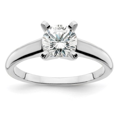 14kw 6.5mm Rnd Solit. Lab Grown Diamond SI1/SI2, J, Ring Sz 7