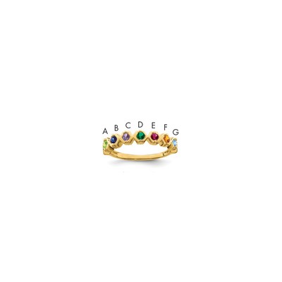 14k Family Jewelry Ring