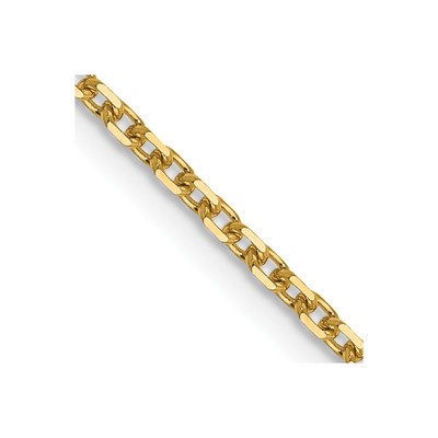14K 1.5mm D/C Cable Chain