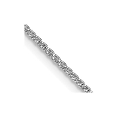 Leslie's 14k White Gold 1.0mm Spiga Chain