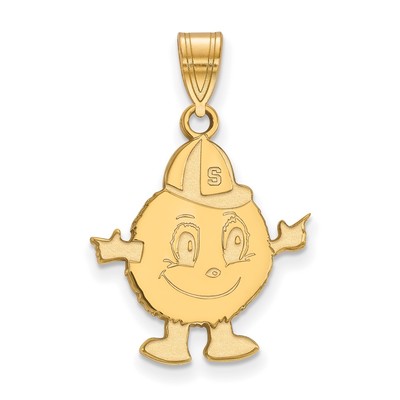 14k Gold LogoArt Syracuse University Mascot Large Pendant