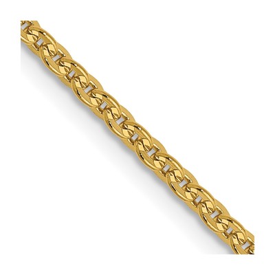 14K 1.95mm Flat Cable Chain
