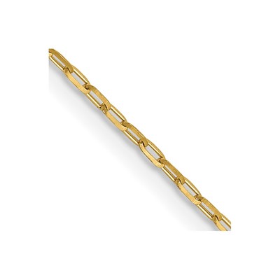 14K 1mm D/C Open Long Link Cable Chain