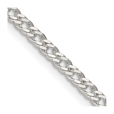 Sterling Silver 3.3mm Rambo Chain