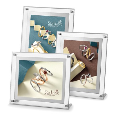 8x10 Luminated Sign & 6 Stackable Expressions Photos for Display