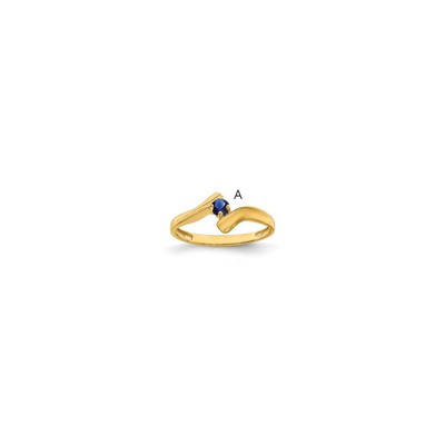 14k Synthetic Family Jewelry Ring