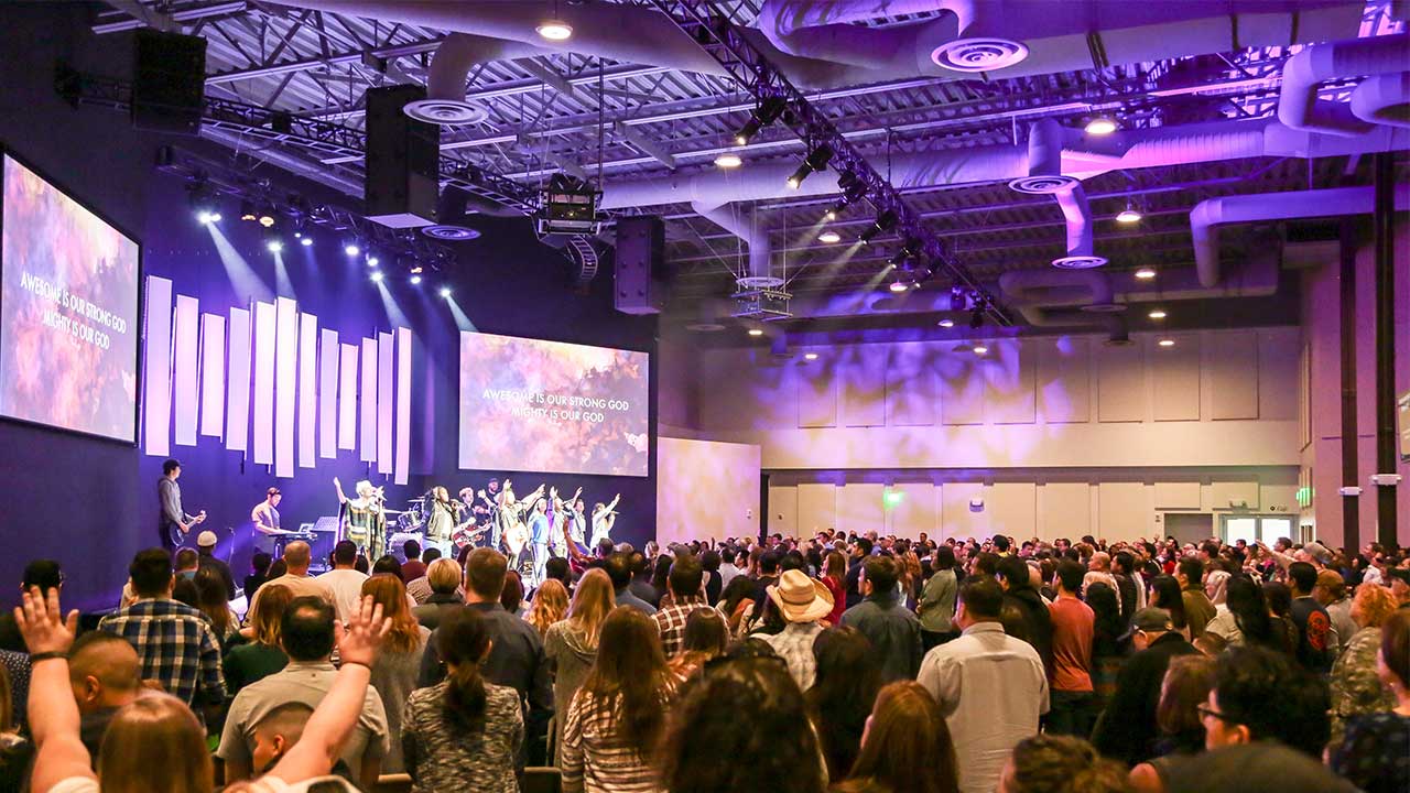 River Arena - Anaheim, CA - Pentecostal Church