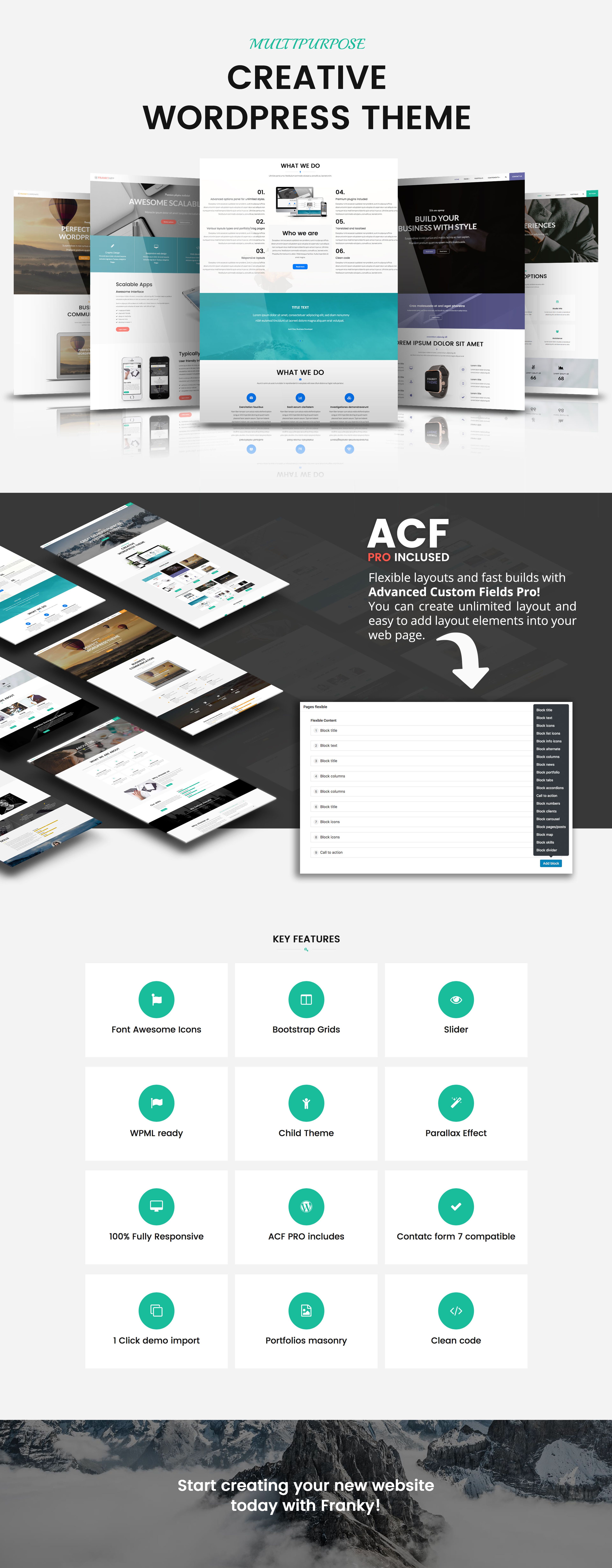 многофункциональная тема wordpress
