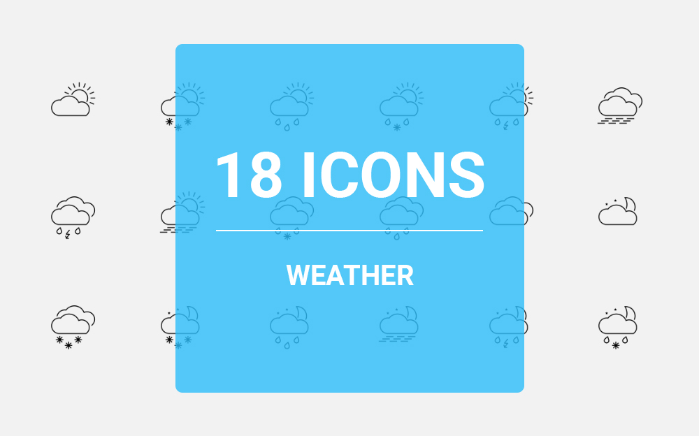 Weather Icon Set Iconset Template Small Screenshot Weather Icon Set Iconset Template