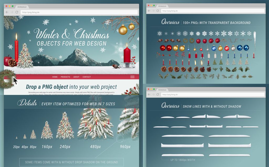 Download Бандл зимней графики / Mega Snow and Winter Bundle UI Elements - UI элементы на тему графика snow winter christmas brush photoshop frozen frosty snowflakes snowfall overlays texture stockphotos png objects pngs