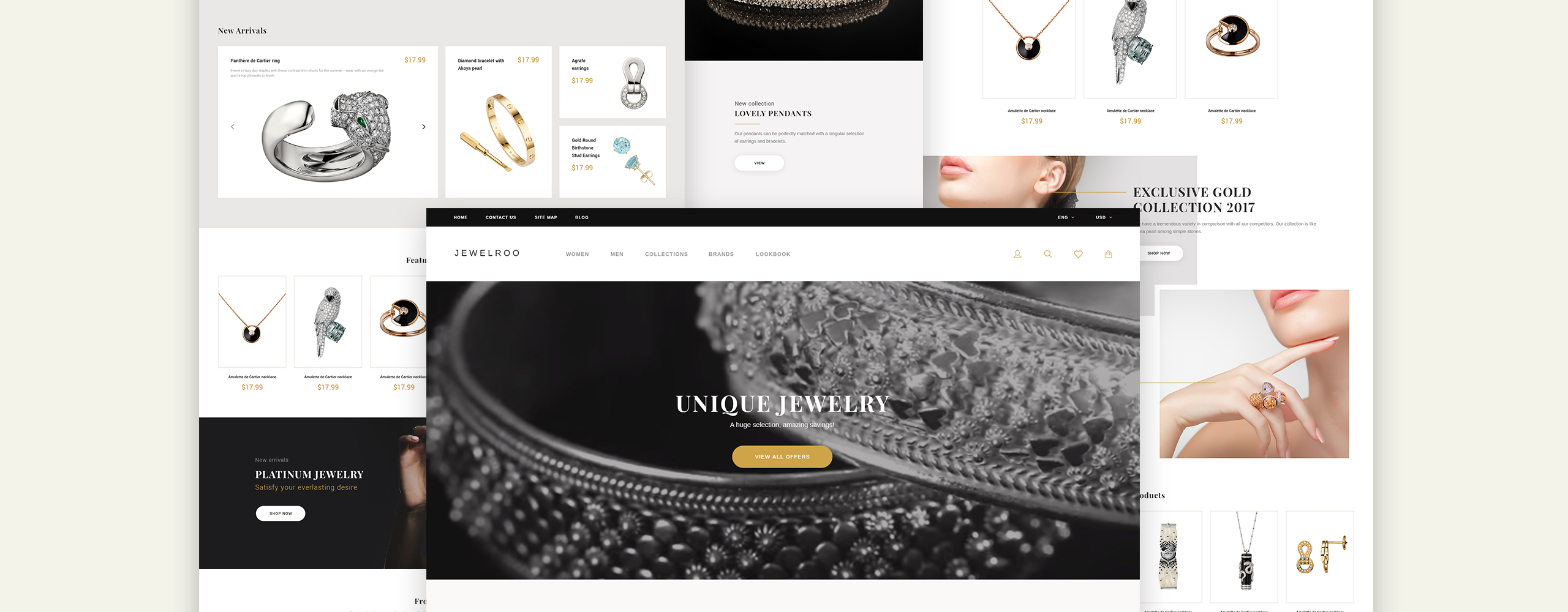 ювелирная тема prestashop