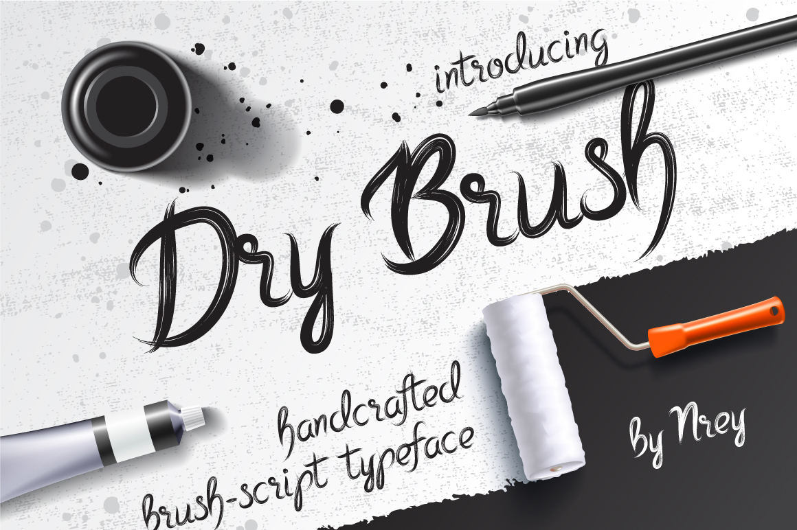 Dry Brush Font Theme Small Screenshot Dry Brush Font