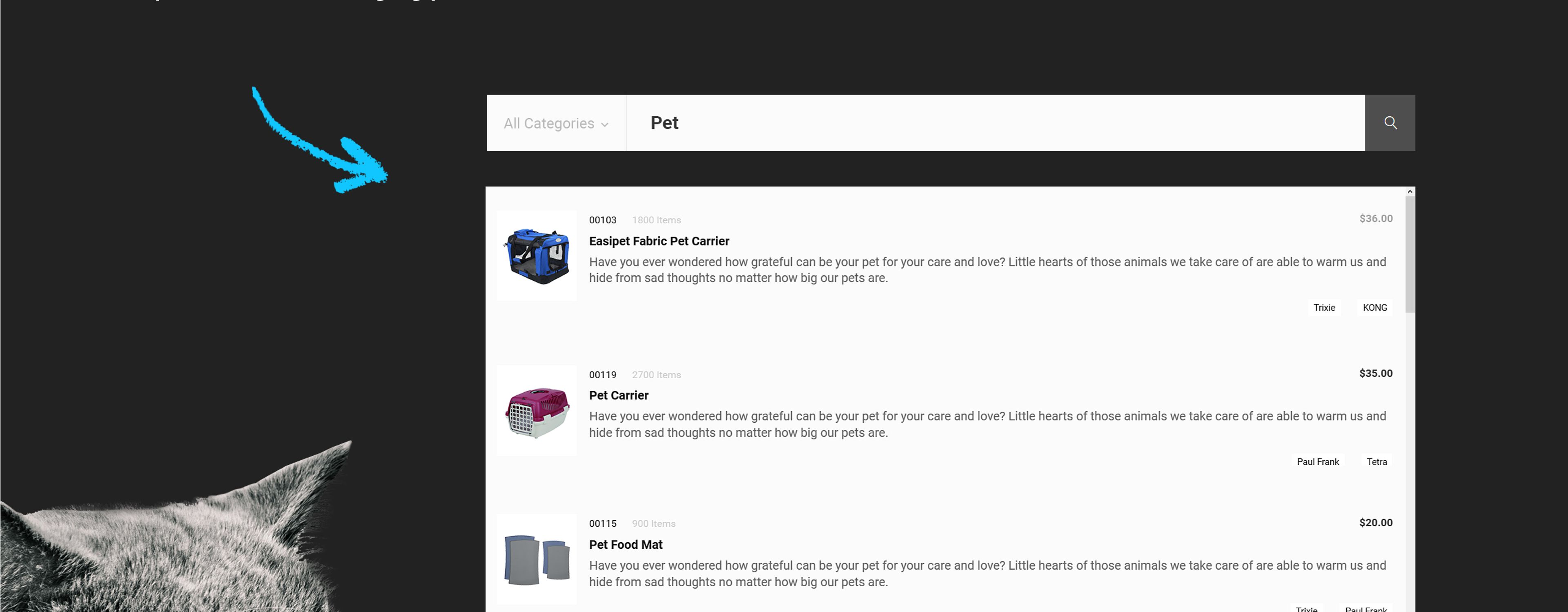 тема зоомагазина prestashop