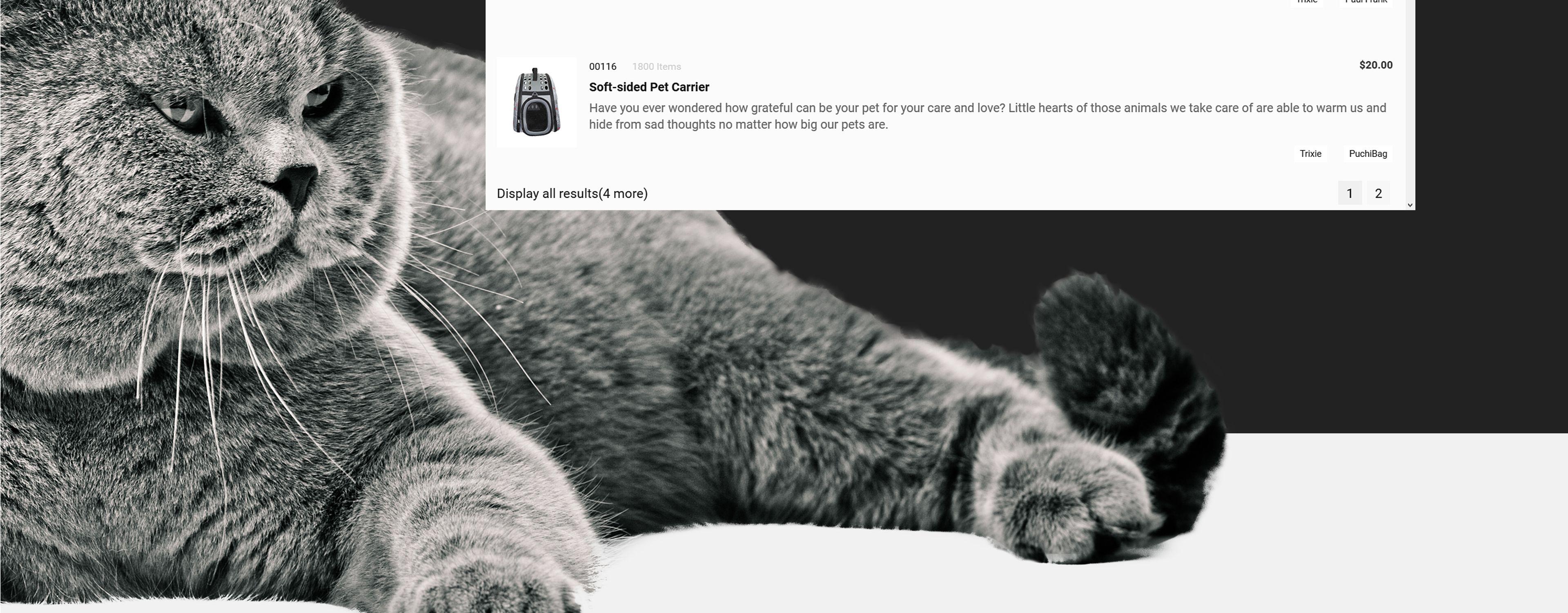 тема зоомагазина prestashop