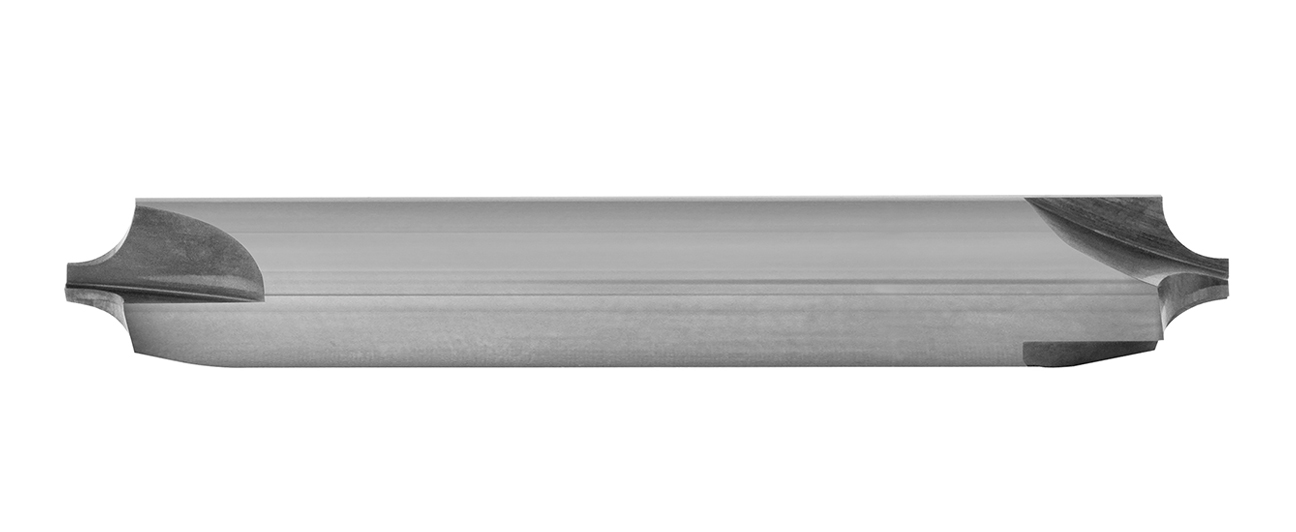 Corner Rounding End Mill Solid Carbide R0.062 (.100 Minor Dia). X (.077 Cut Depth) 1/4 Shank 2-1/2 Oal