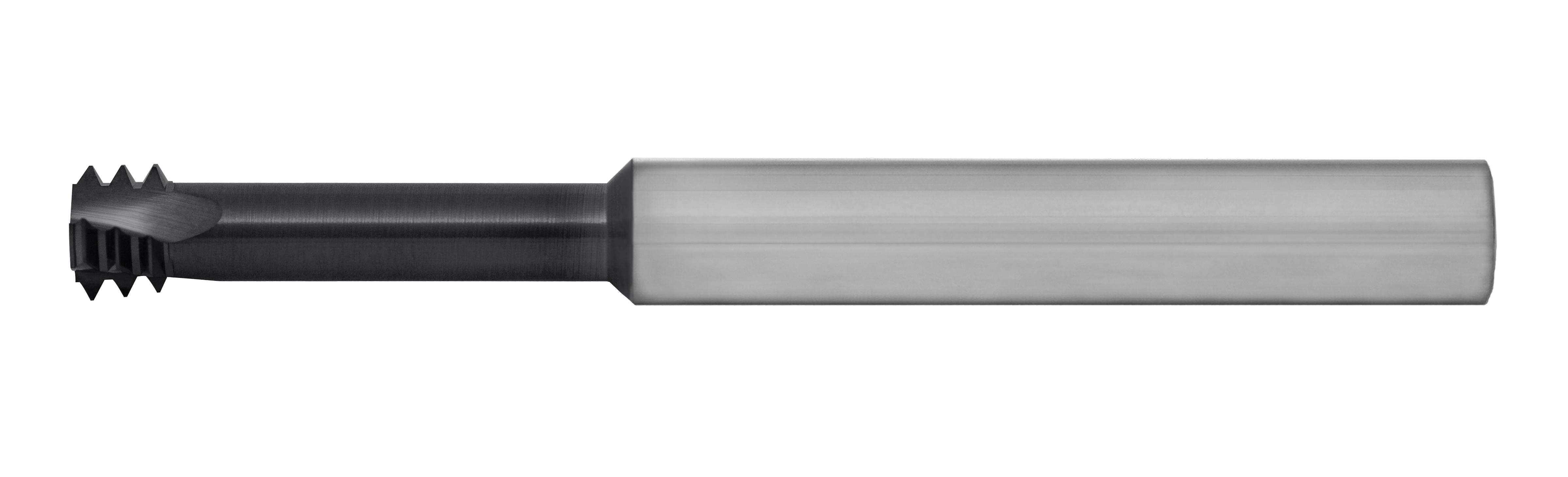 Long Reach Thread Mill Carbide Altin (M8-1.25 Pitch) Internal .234 Dia X .600-Neck (1/4 Shank) 2-1/2 Oal