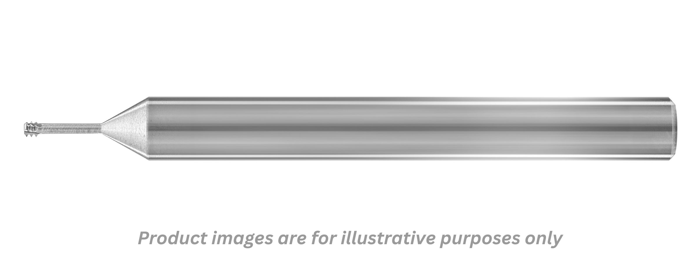 Long Reach Thread Mill Carbide (M4-.7 Pitch) Internal .120 Dia X .300-Neck (1/4 Shank) 2-1/2 Oal
