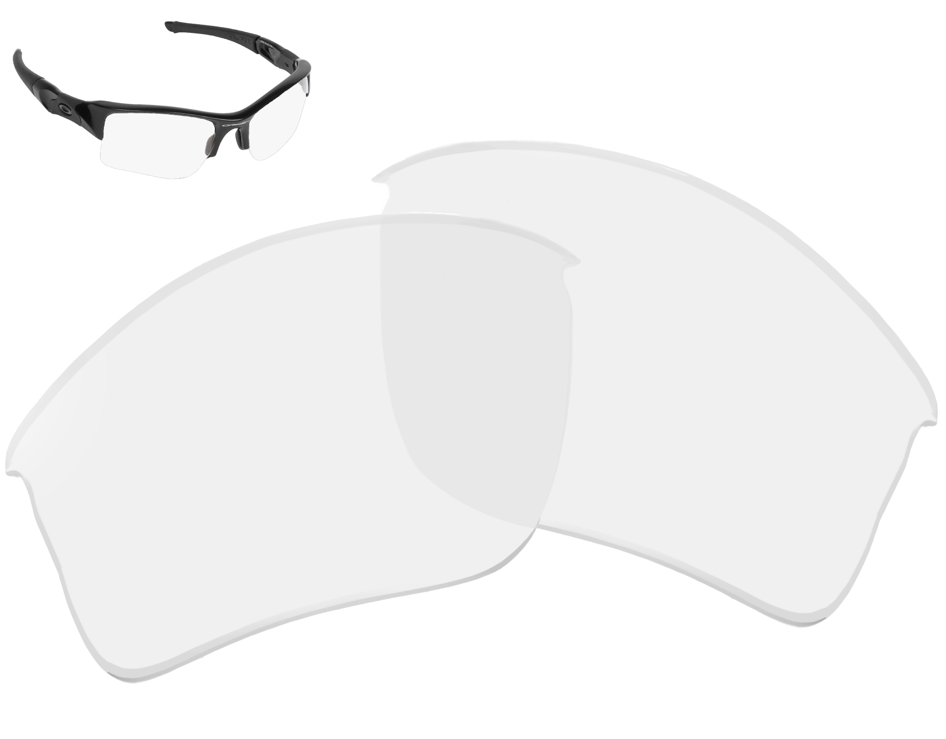 Replacement Lenses for Oakley Flak Jacket XLJ Sunglass AntiScratch