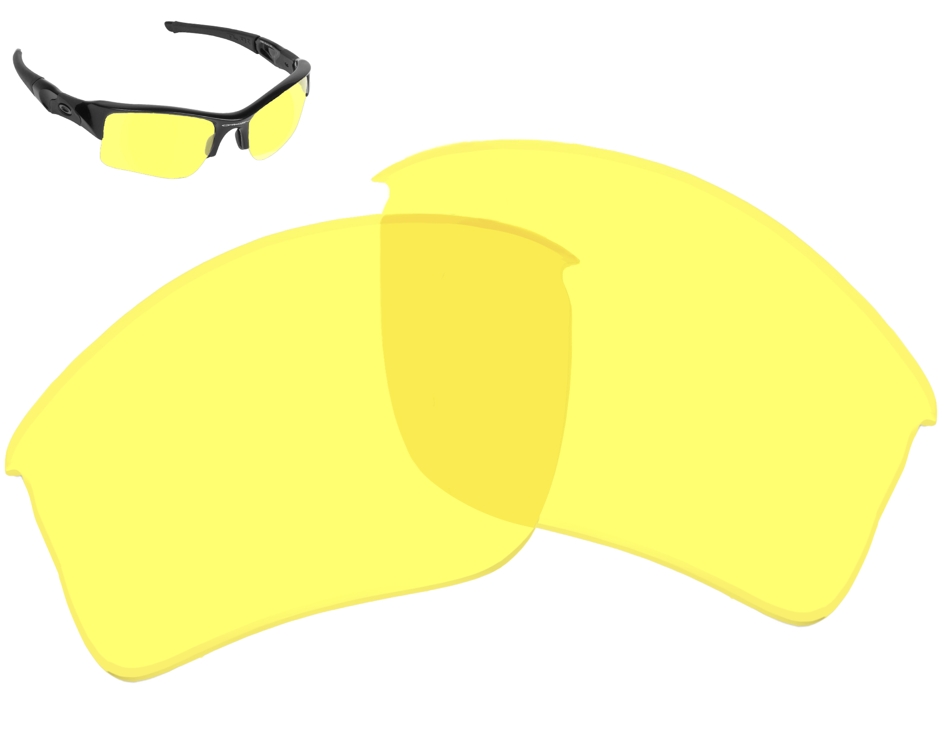 Replacement Lenses for Oakley Flak Jacket XLJ Sunglass AntiScratch