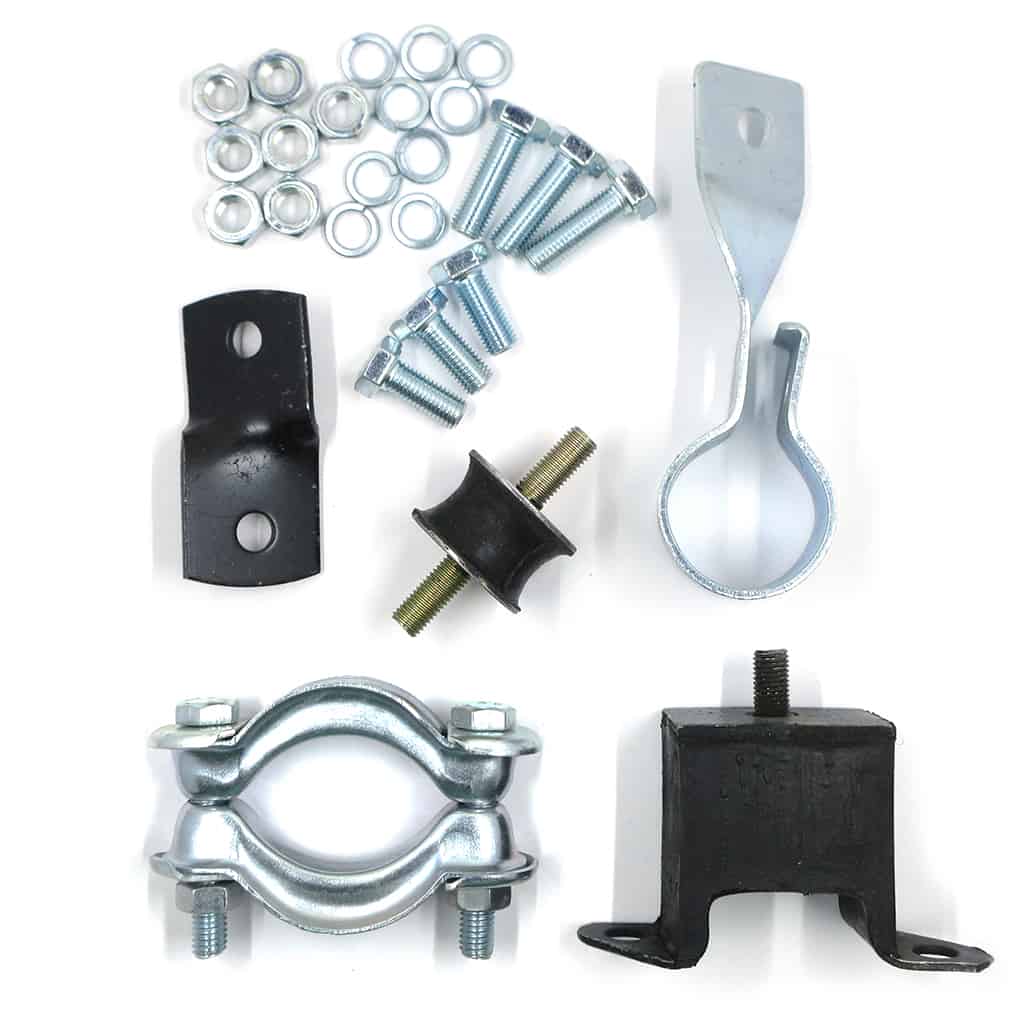 Exhaust Fitting Kit, Stock CastIron Manifold (GEX9551) Seven Classic Mini Parts