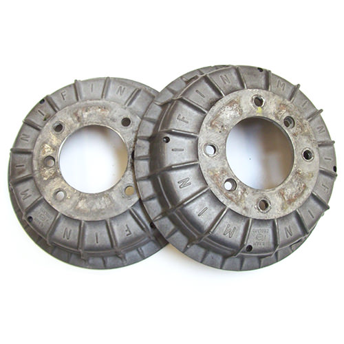 Minifin Brake Drums, Pair, Used (MINIFINUSED) Seven Classic Mini Parts