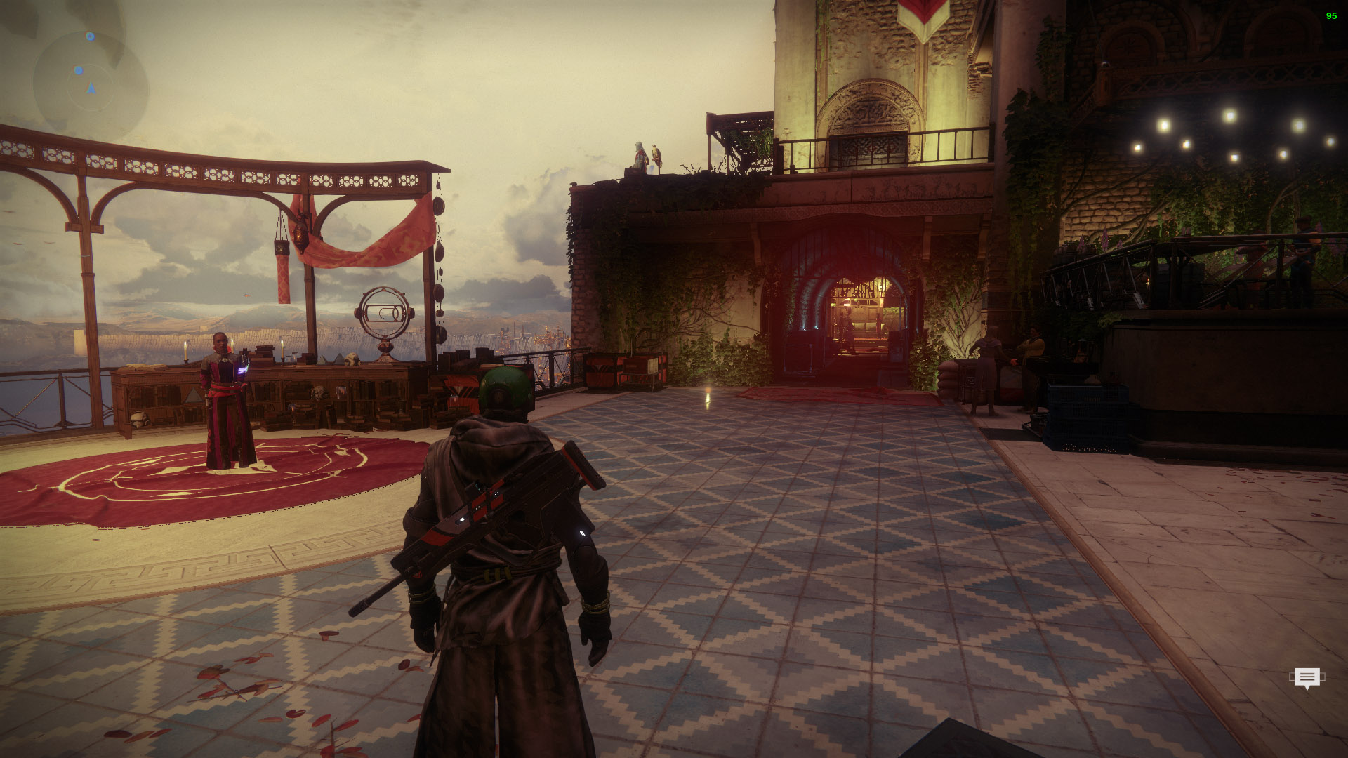 Head to where Ikora stands in the Tower and look for the corridor beneath Hawthorne.
