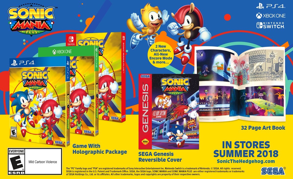 SXSW 2018: Sega Announces Sonic Mania Plus SXSW 2018: Sega Announces Sonic Mania Plus